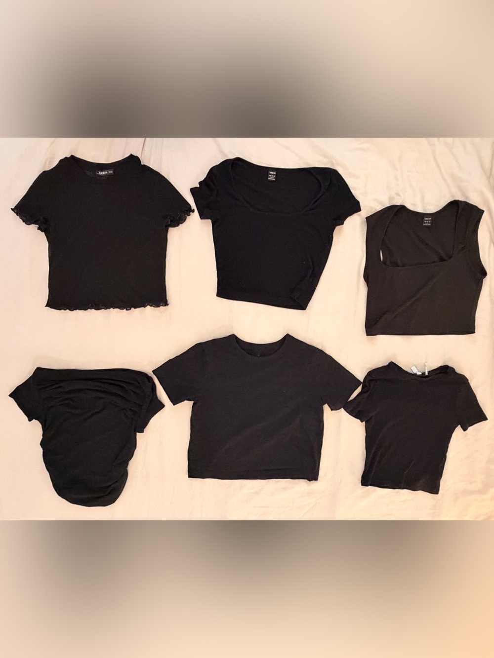 Women’s Black Top 6 piece bundle